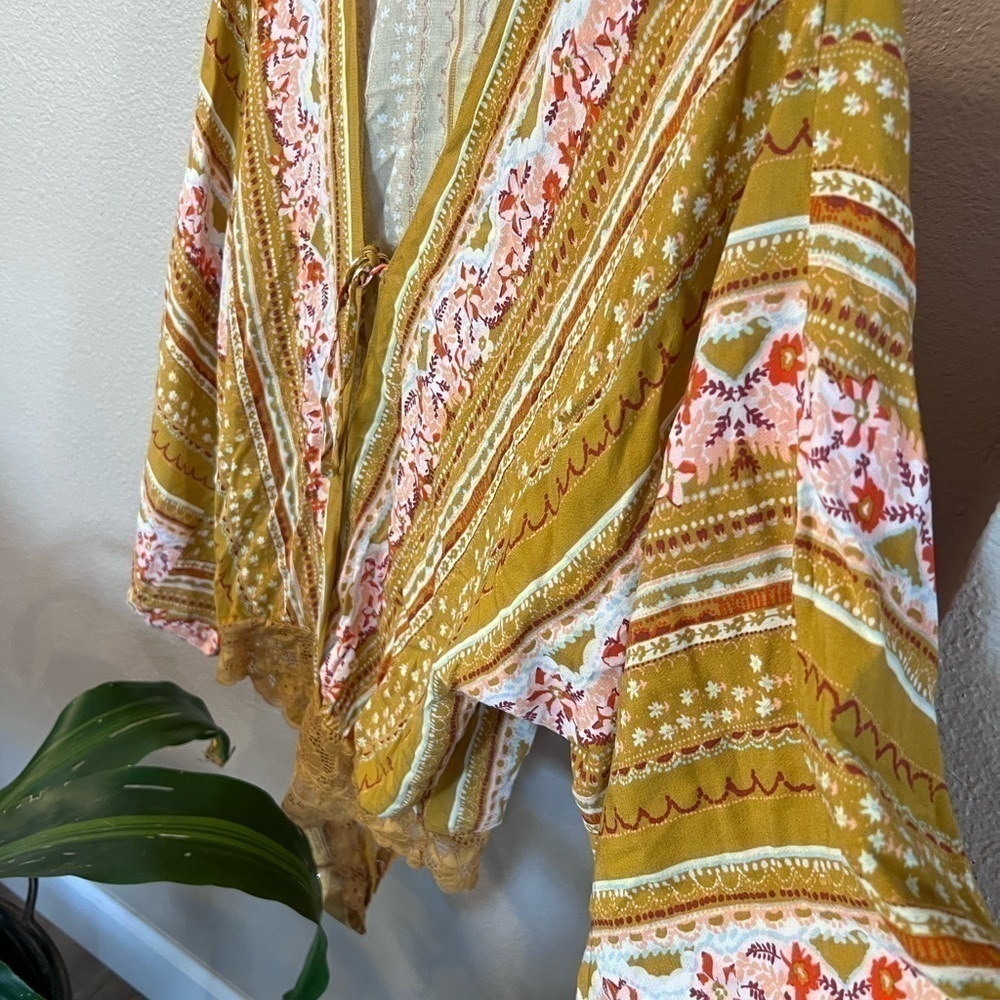 Intimately by Free People Women's Yellow Bodysuit Blouse Top Size XS - Picture 8 of 9